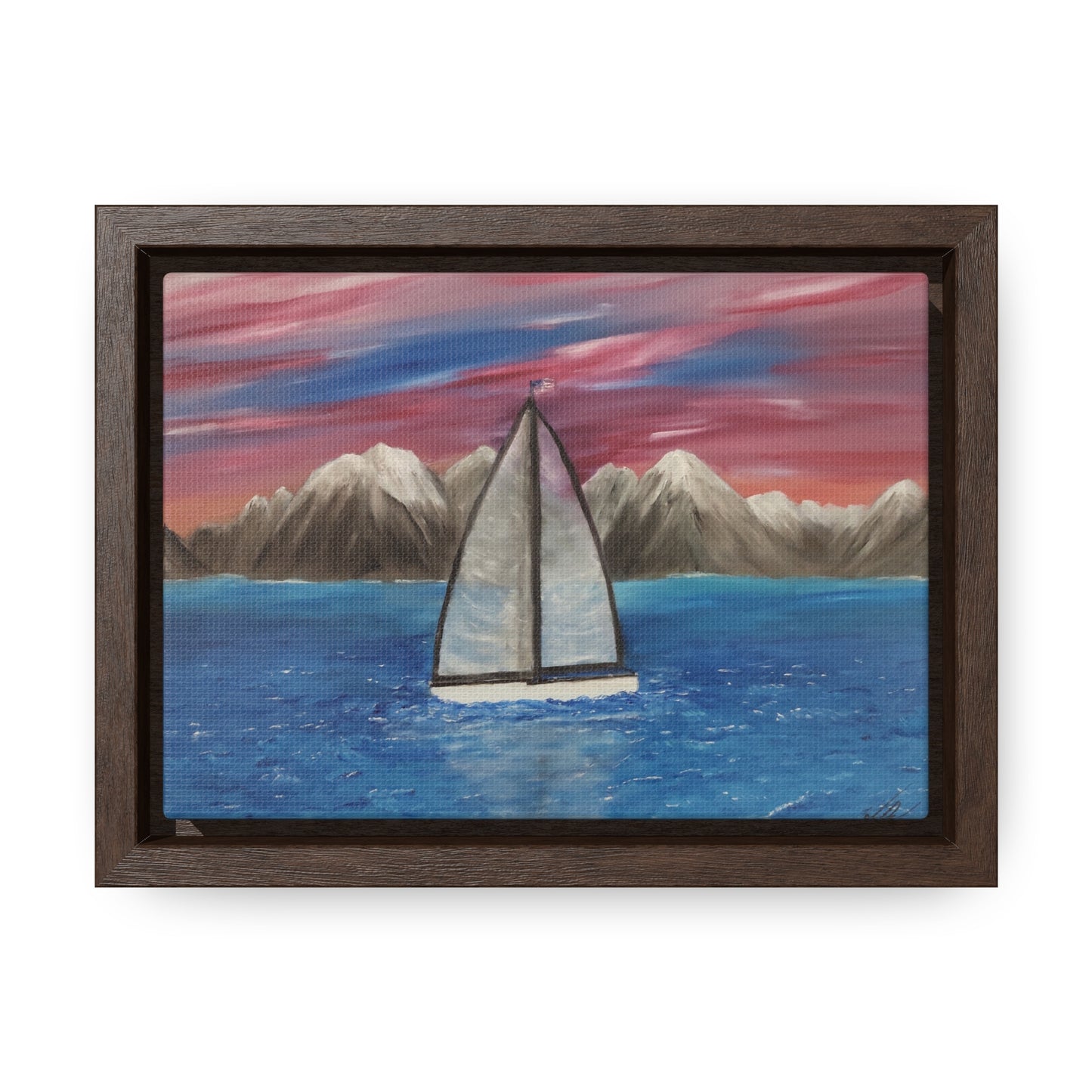 Transparent Sail - Gallery Canvas Wraps, Horizontal Frame