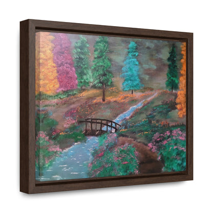 The Lighted Forest - Gallery Canvas Wraps, Horizontal Frame