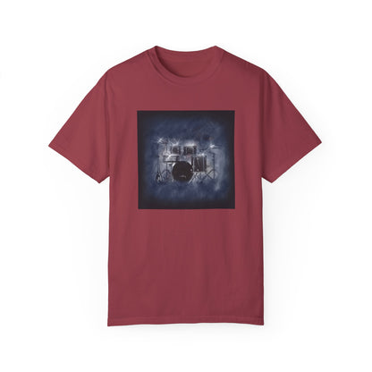 Music Drum Set T-Shirt - Unisex Garment-Dyed