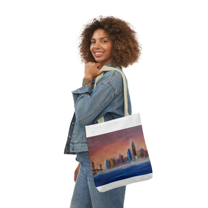 Canvas Tote Bag, San Francisco Bay Art