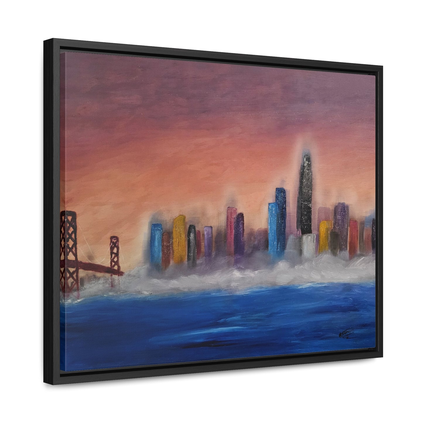 San Francisco Bay - Gallery Canvas Wraps, Horizontal Frame