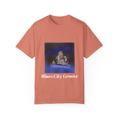 Blues City Groove T-Shirt - Unisex Garment-Dyed