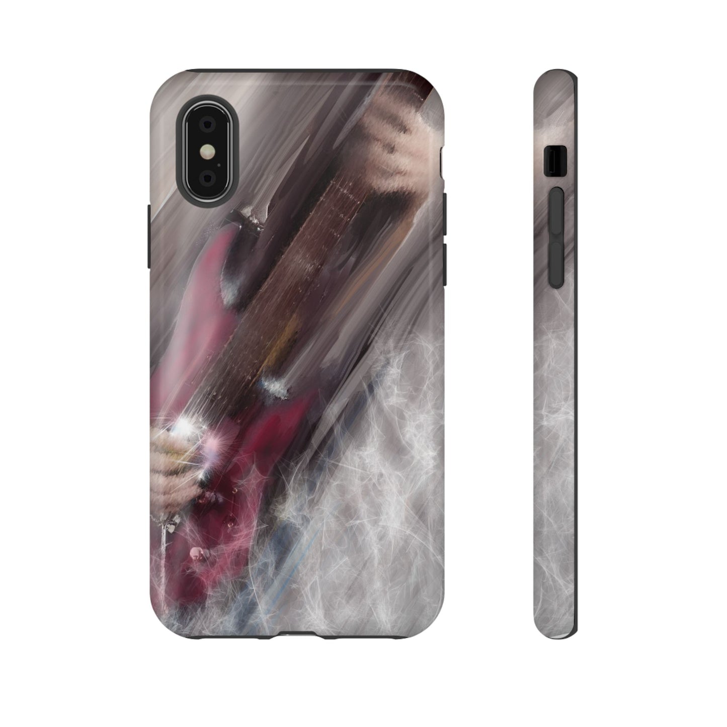 Red Guitar Phone Case - Tough and Stylish Protection