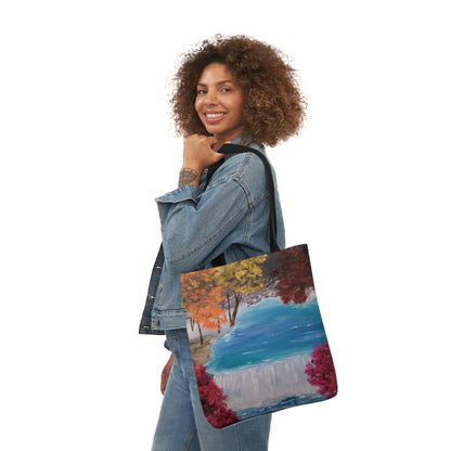 Canvas Tote Bag, Descending Waters Art