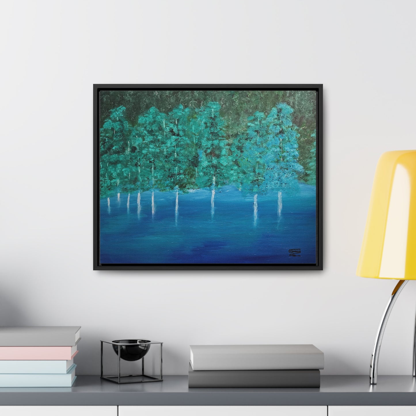 Emerald Cove  - Gallery Canvas Wraps, Horizontal Frame