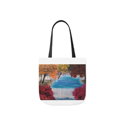 Canvas Tote Bag, Descending Waters Art