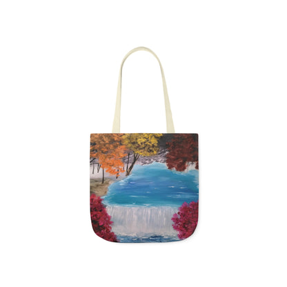 Canvas Tote Bag, Descending Waters Art