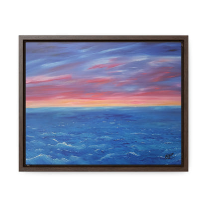 High Seas Sunset - Gallery Canvas Wraps, Horizontal Frame