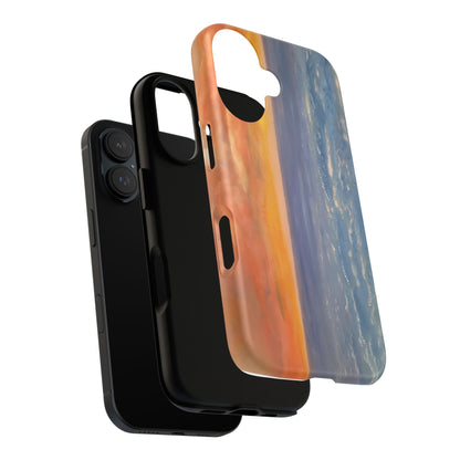 Artistic Ocean Sunset Phone Case - Tough and Stylish Protection