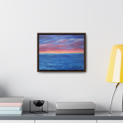 High Seas Sunset - Gallery Canvas Wraps, Horizontal Frame