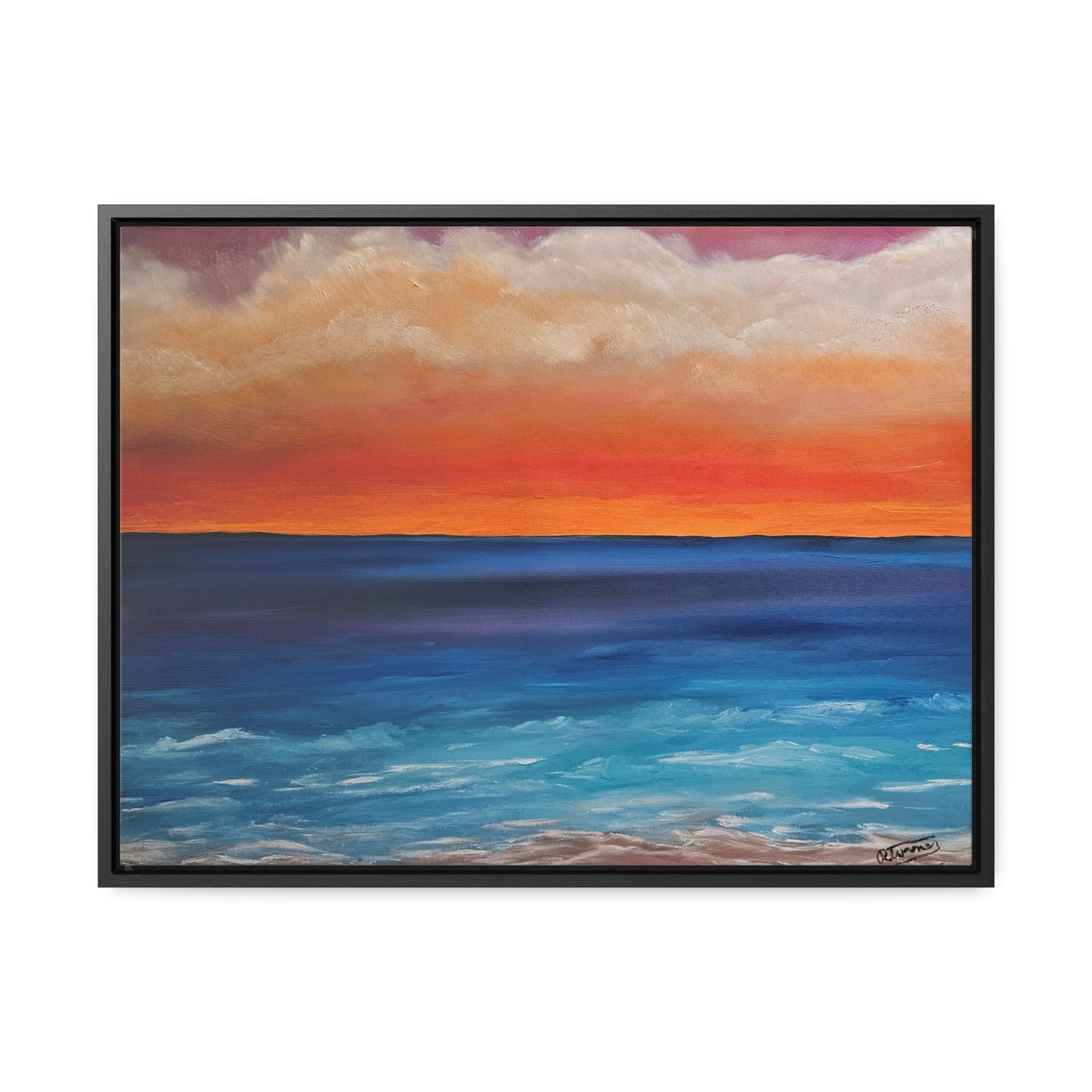 Coastal Paradise Canvas Wraps Seascape Artwork