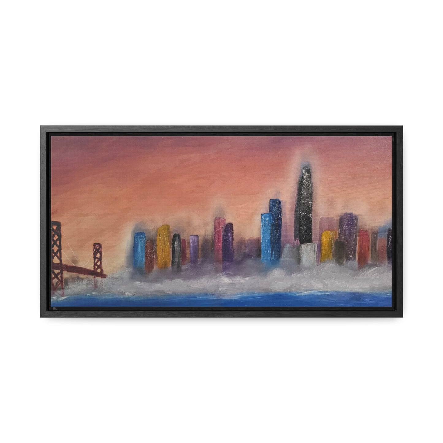 San Francisco Bay - Gallery Canvas Wraps, Horizontal Frame