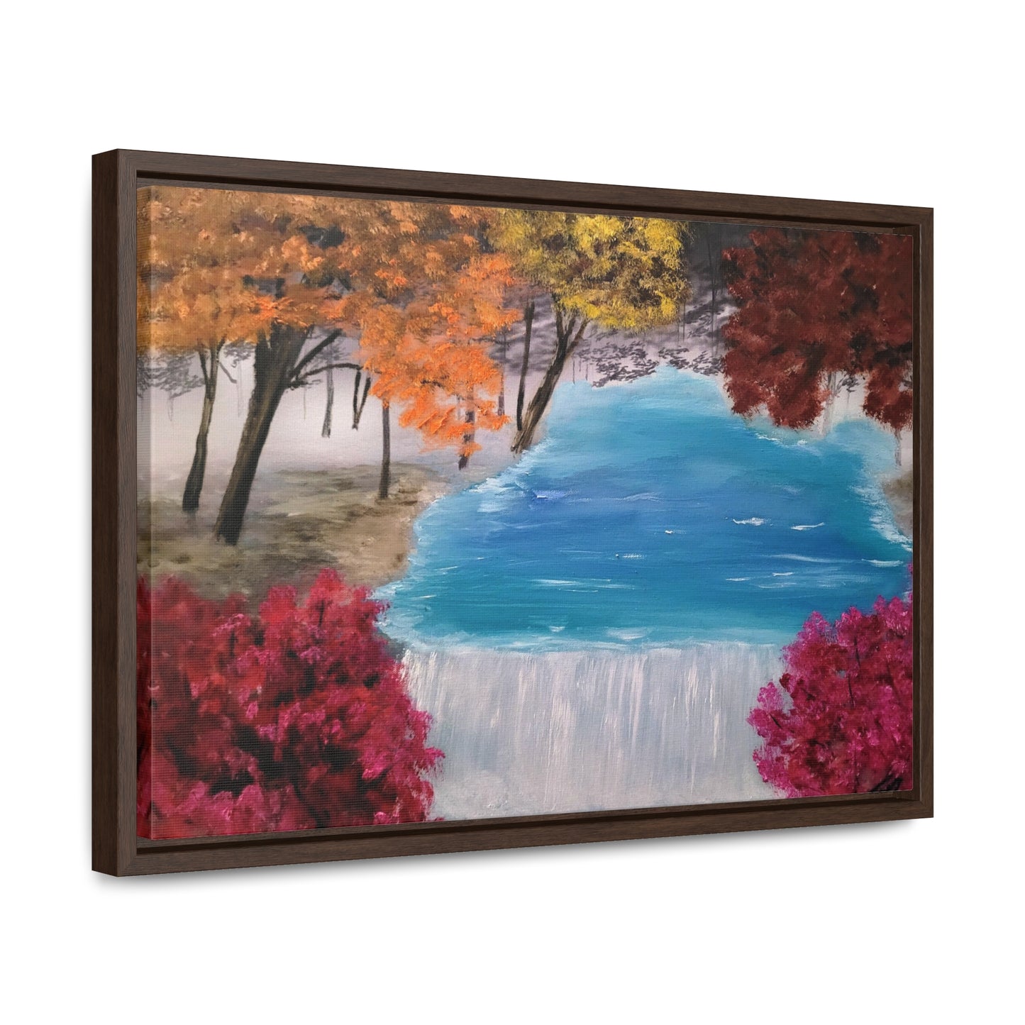 Descending Waters - Gallery Canvas Wraps, Horizontal Frame