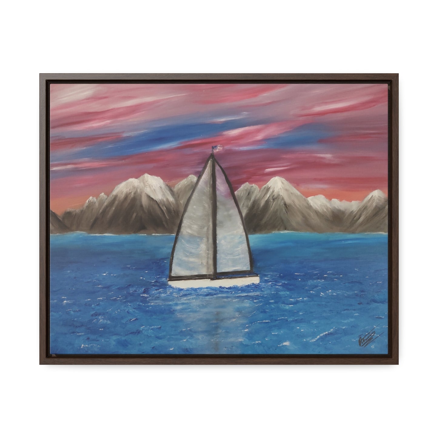 Transparent Sail - Gallery Canvas Wraps, Horizontal Frame