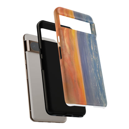 Artistic Ocean Sunset Phone Case - Tough and Stylish Protection