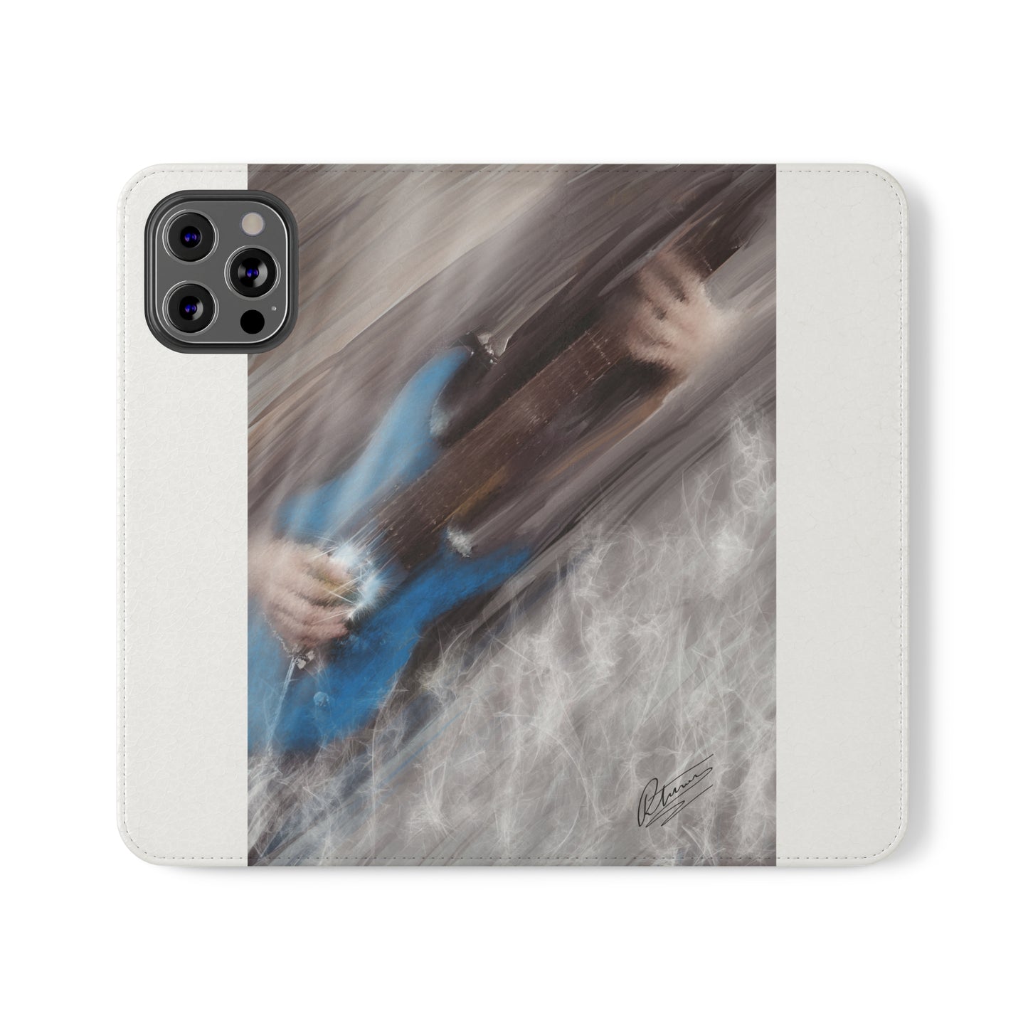 Phone Flip Cases Guitar Art