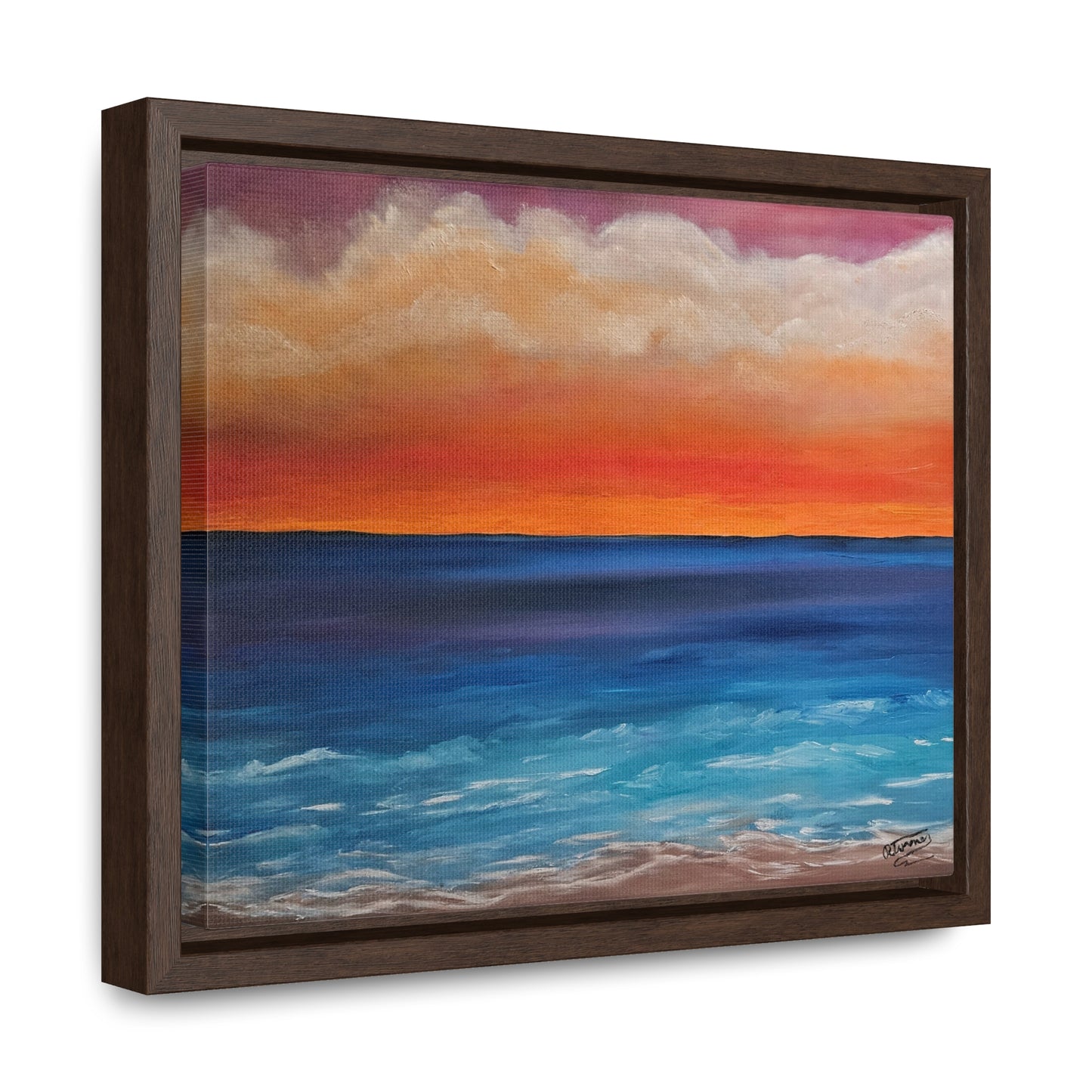 Coastal Paradise Canvas Wraps Seascape Artwork