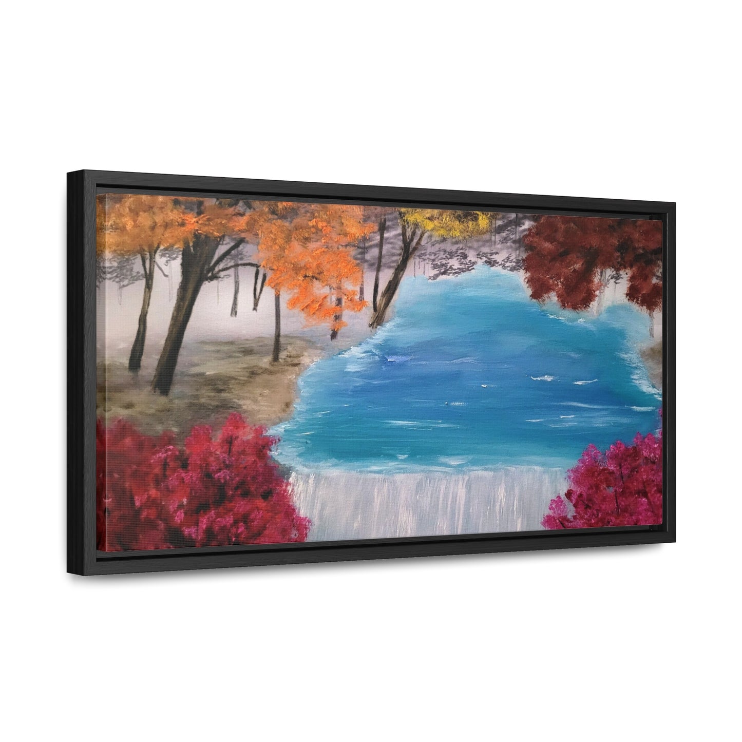 Descending Waters - Gallery Canvas Wraps, Horizontal Frame