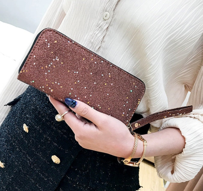 Shining Sequins Long Purse Wallets