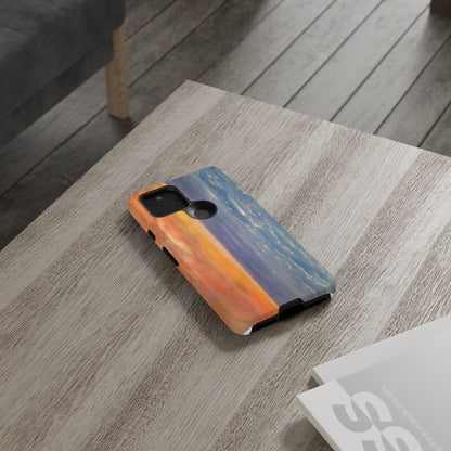 Artistic Ocean Sunset Phone Case - Tough and Stylish Protection