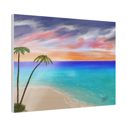 Tropical Haven Matte Canvas, Stretched, 0.75"