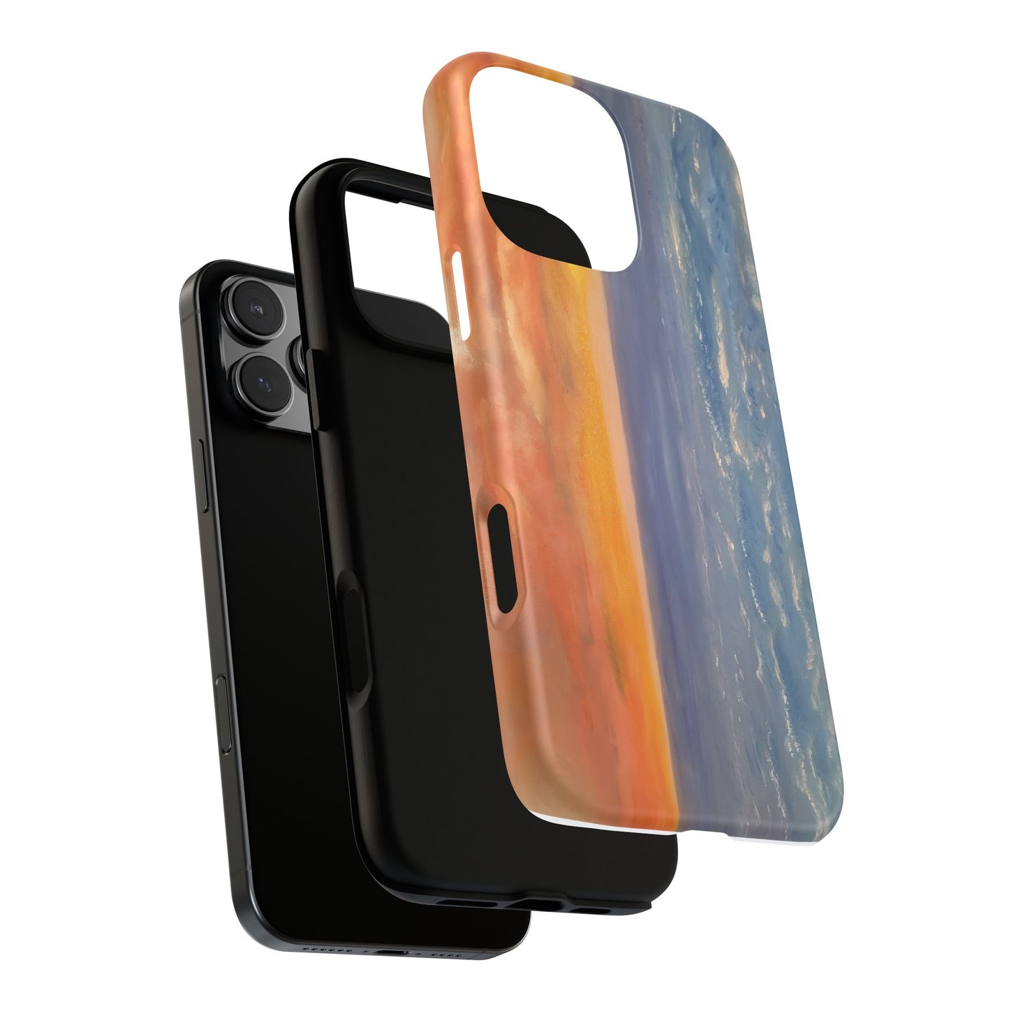 Artistic Ocean Sunset Phone Case - Tough and Stylish Protection