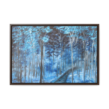 Blue Mist Forest - Gallery Canvas Wraps, Horizontal Frame