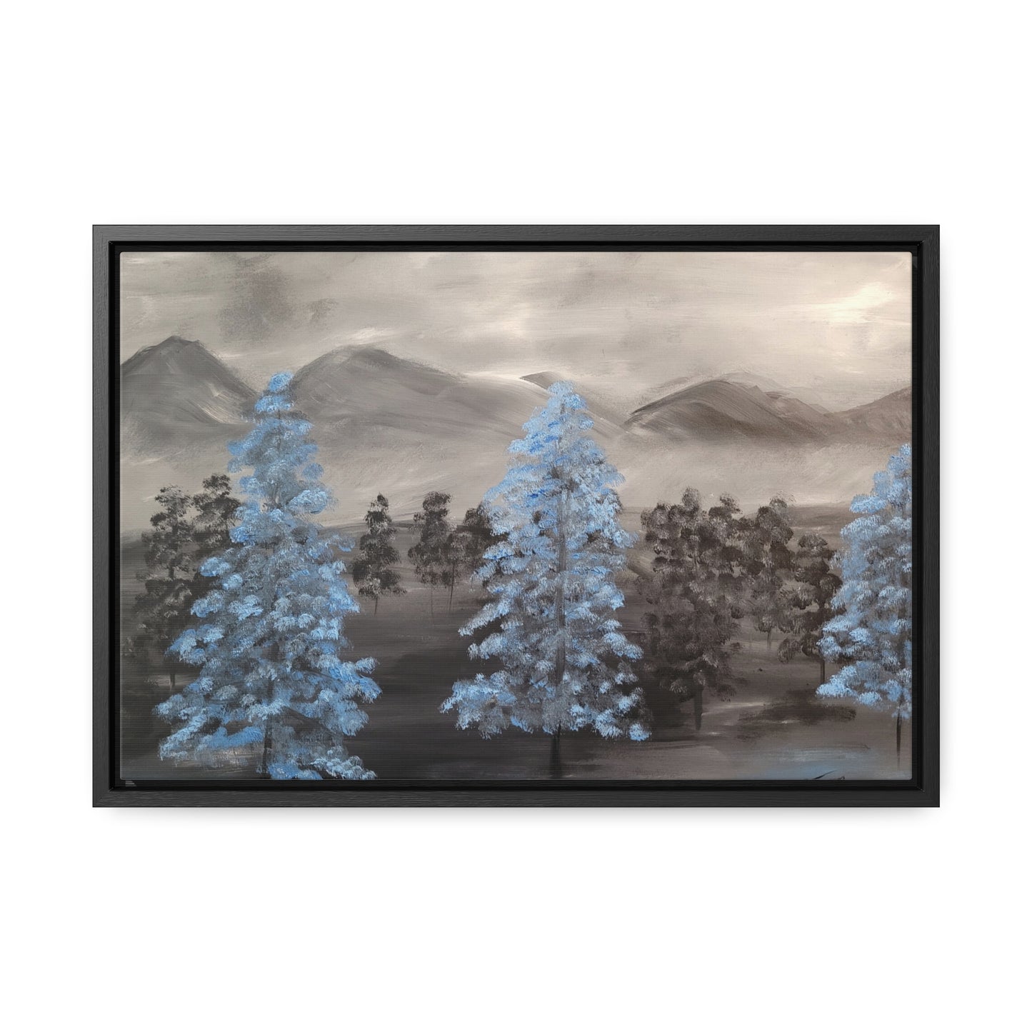 Valley Of Trees - Gallery Canvas Wraps, Horizontal Frame