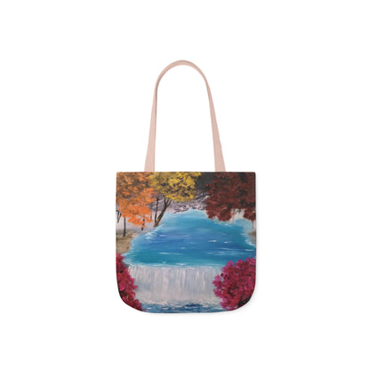 Canvas Tote Bag, Descending Waters Art