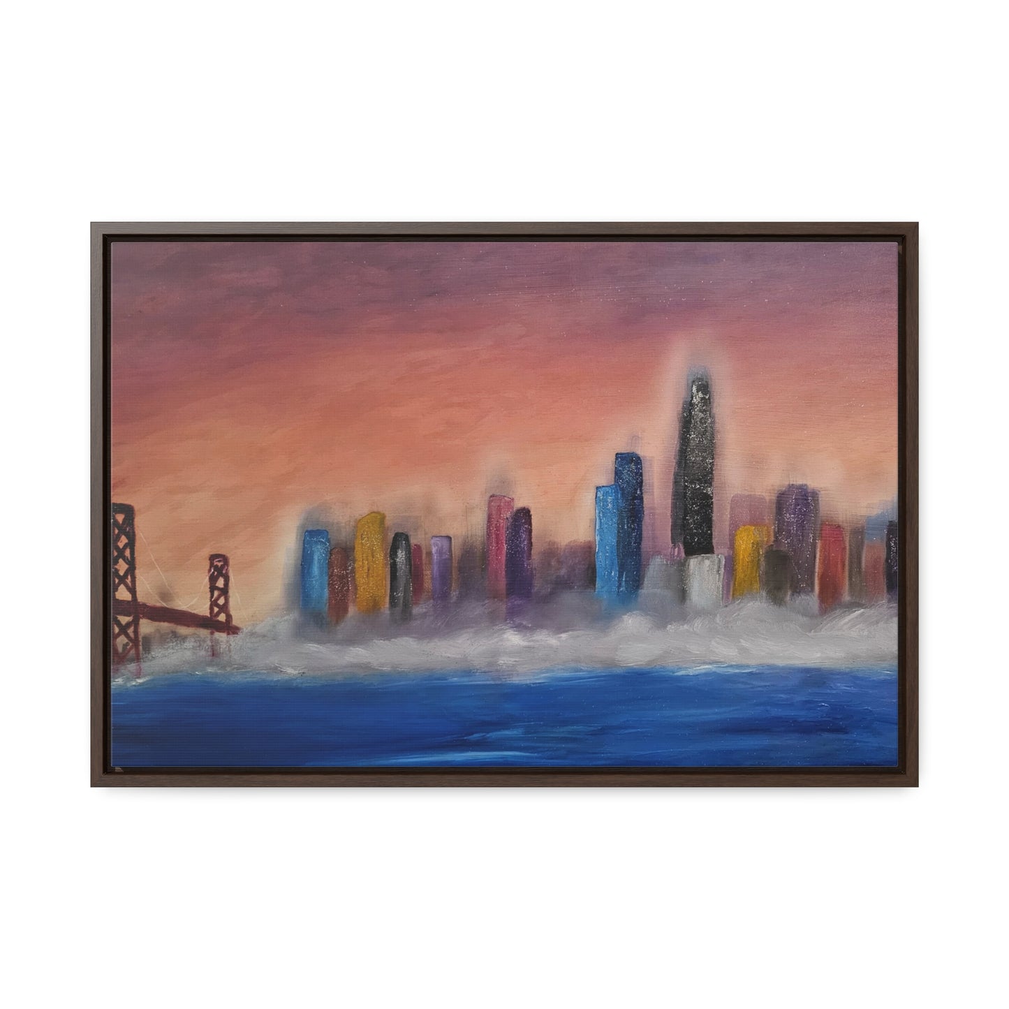 San Francisco Bay - Gallery Canvas Wraps, Horizontal Frame