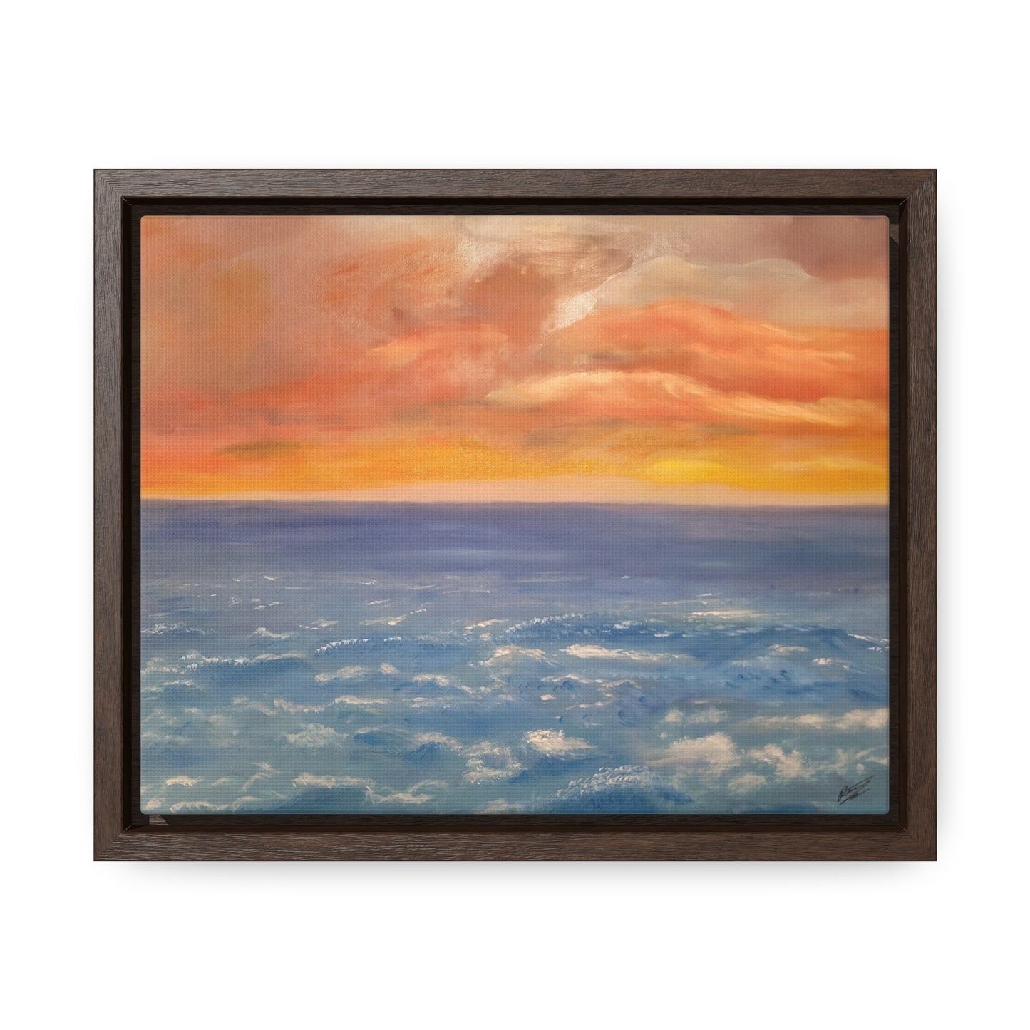 Troubled Sea - Gallery Canvas Wraps, Horizontal Frame