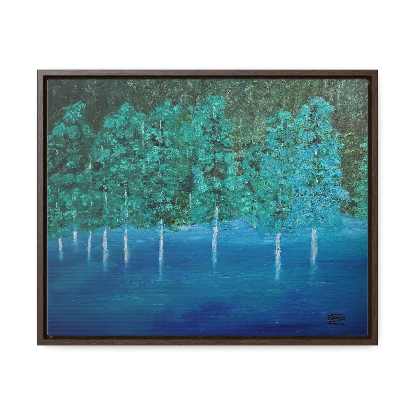 Emerald Cove  - Gallery Canvas Wraps, Horizontal Frame