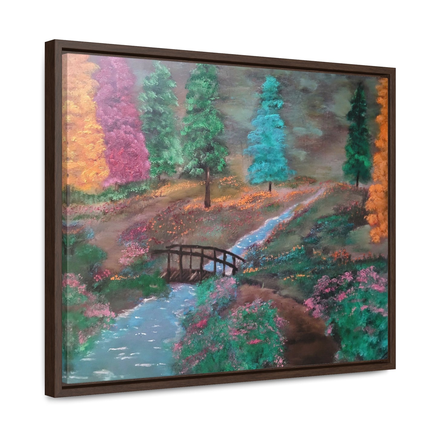 The Lighted Forest - Gallery Canvas Wraps, Horizontal Frame