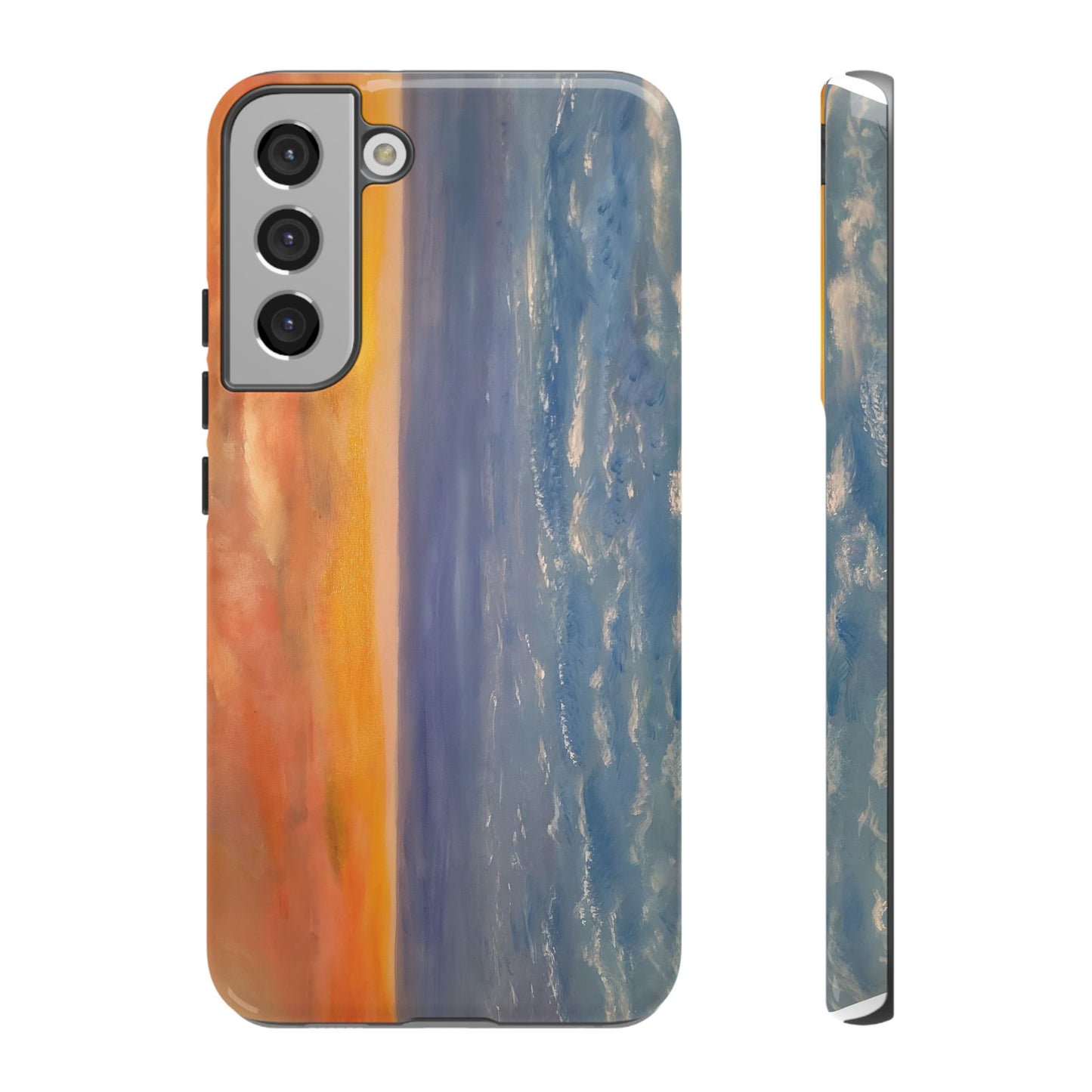 Artistic Ocean Sunset Phone Case - Tough and Stylish Protection