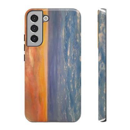 Artistic Ocean Sunset Phone Case - Tough and Stylish Protection