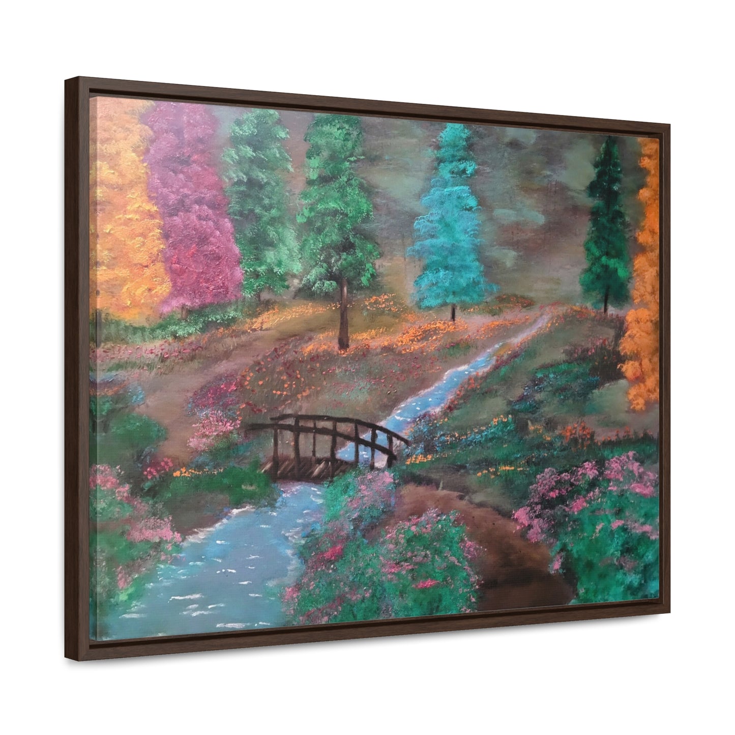 The Lighted Forest - Gallery Canvas Wraps, Horizontal Frame