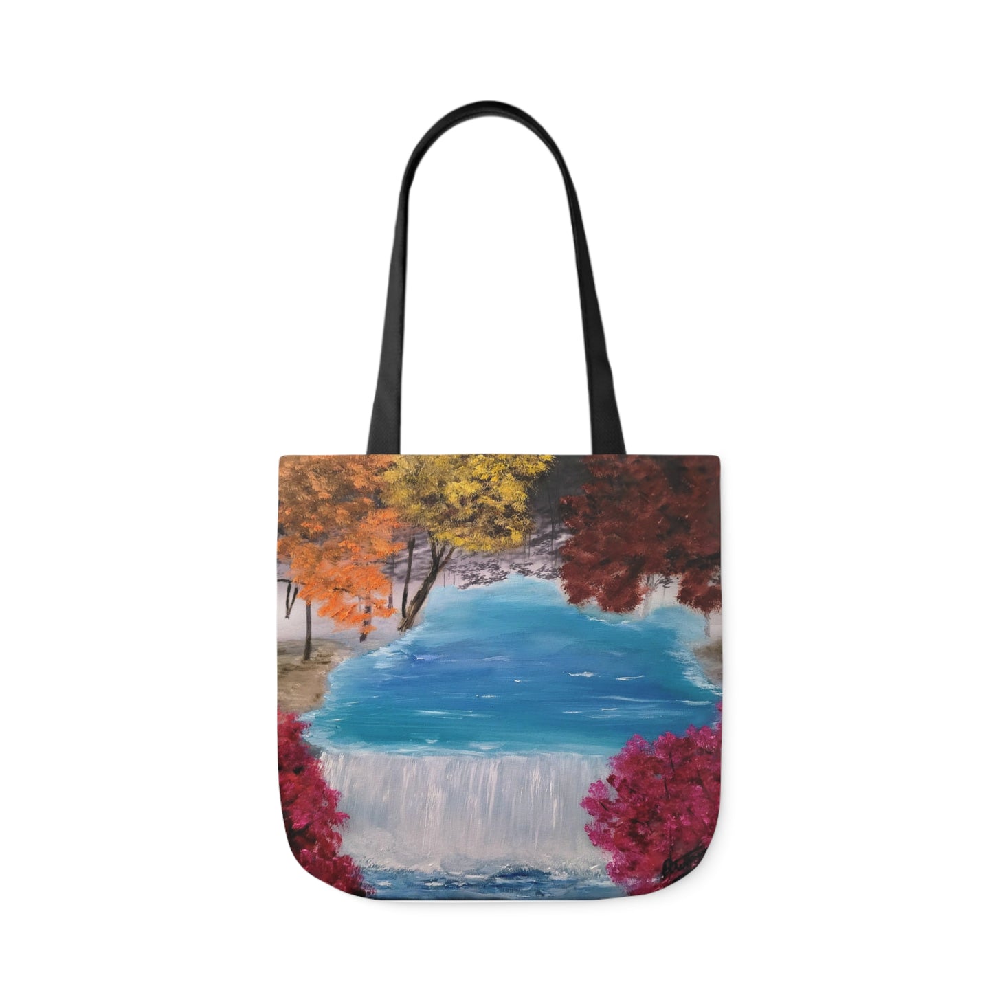 Canvas Tote Bag, Descending Waters Art