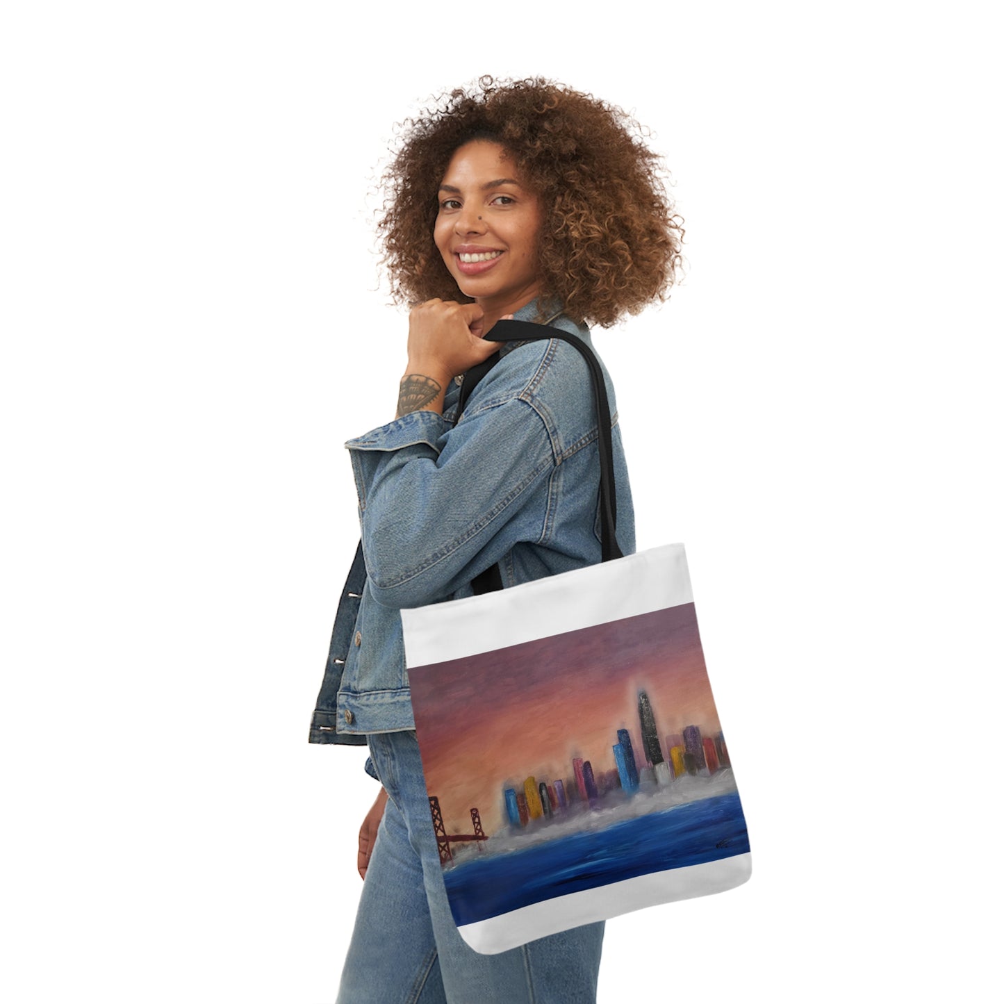 Canvas Tote Bag, San Francisco Bay Art