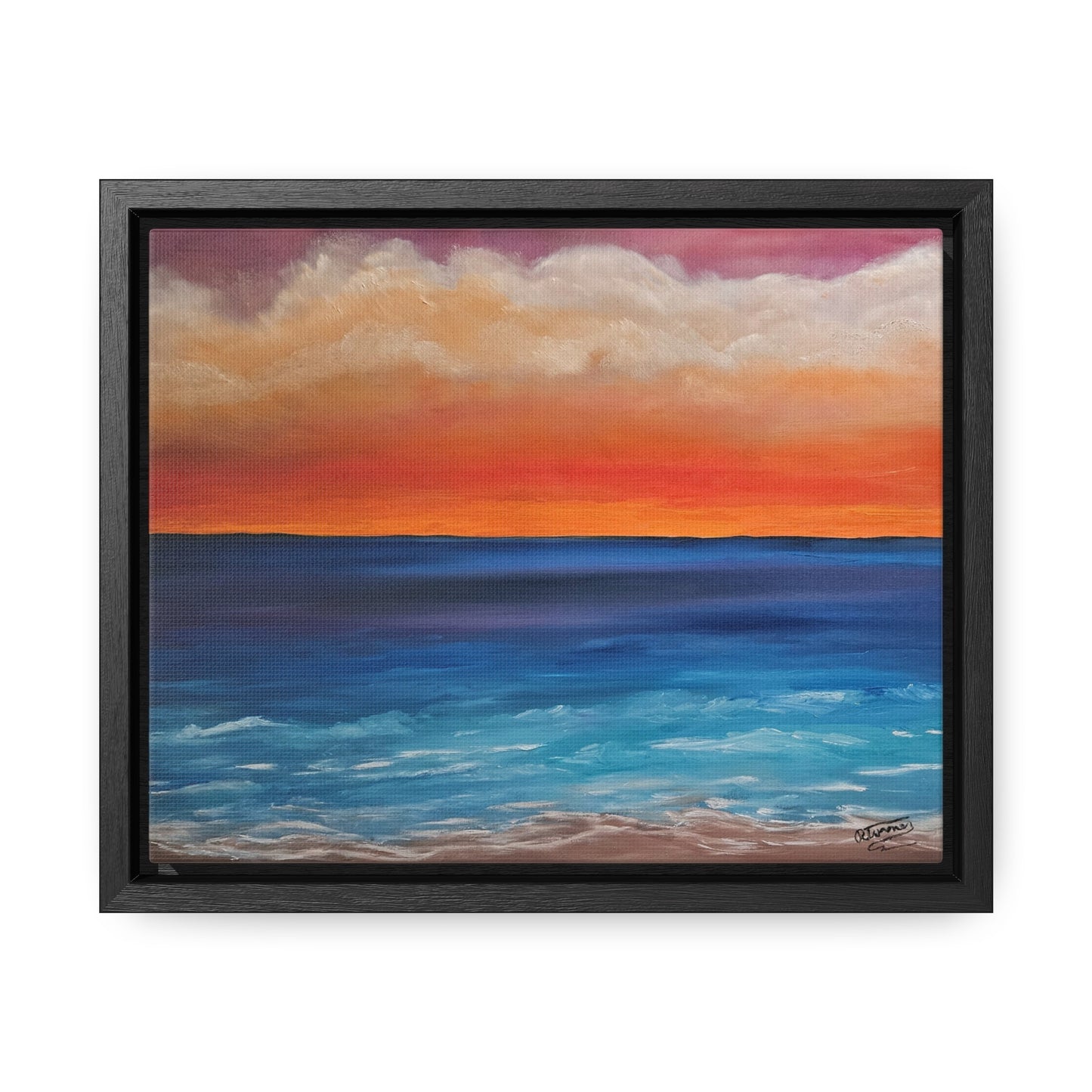 Coastal Paradise Canvas Wraps Seascape Artwork