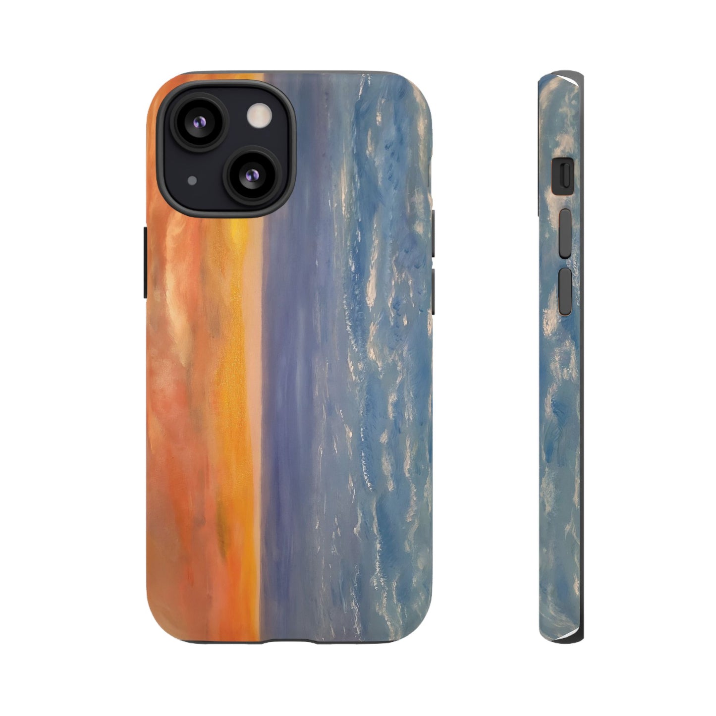 Artistic Ocean Sunset Phone Case - Tough and Stylish Protection