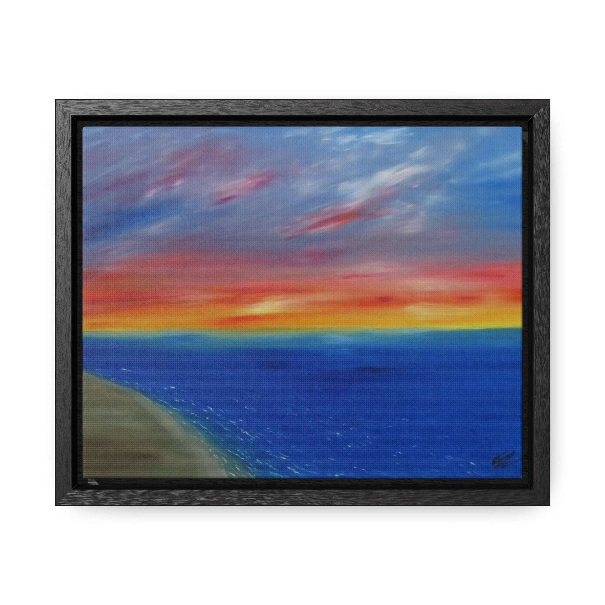 Coastal Sunset - Gallery Canvas Wraps, Horizontal Frame