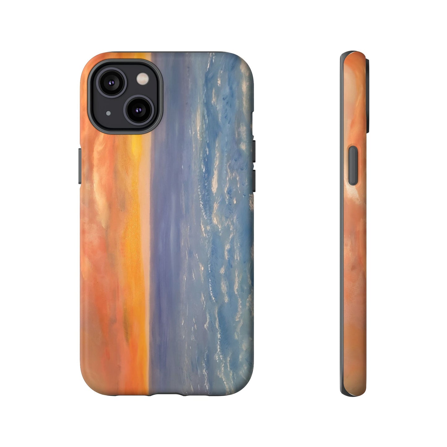 Artistic Ocean Sunset Phone Case - Tough and Stylish Protection