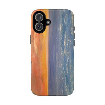 Artistic Ocean Sunset Phone Case - Tough and Stylish Protection