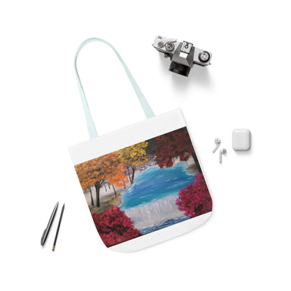 Canvas Tote Bag, Descending Waters Art