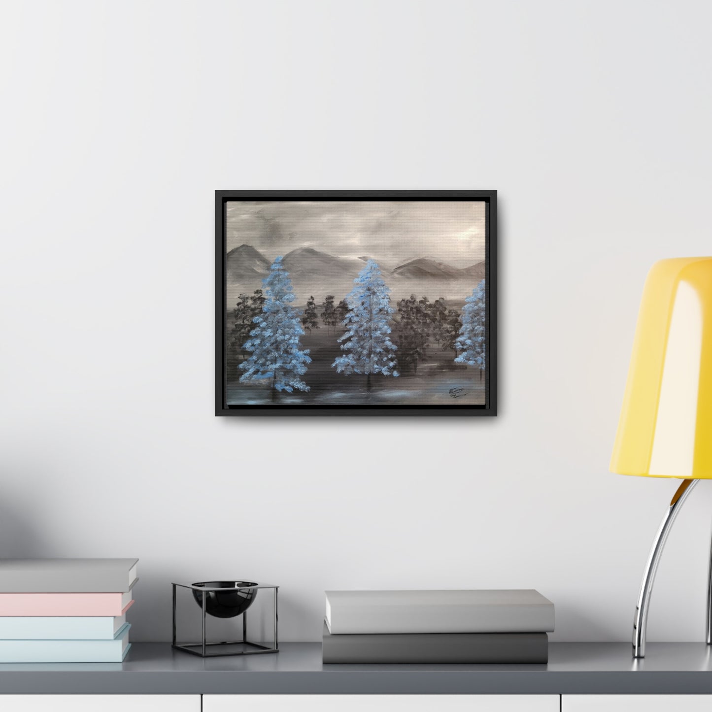 Valley Of Trees - Gallery Canvas Wraps, Horizontal Frame