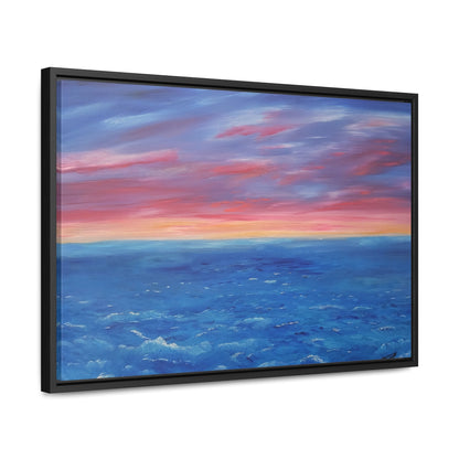 High Seas Sunset - Gallery Canvas Wraps, Horizontal Frame