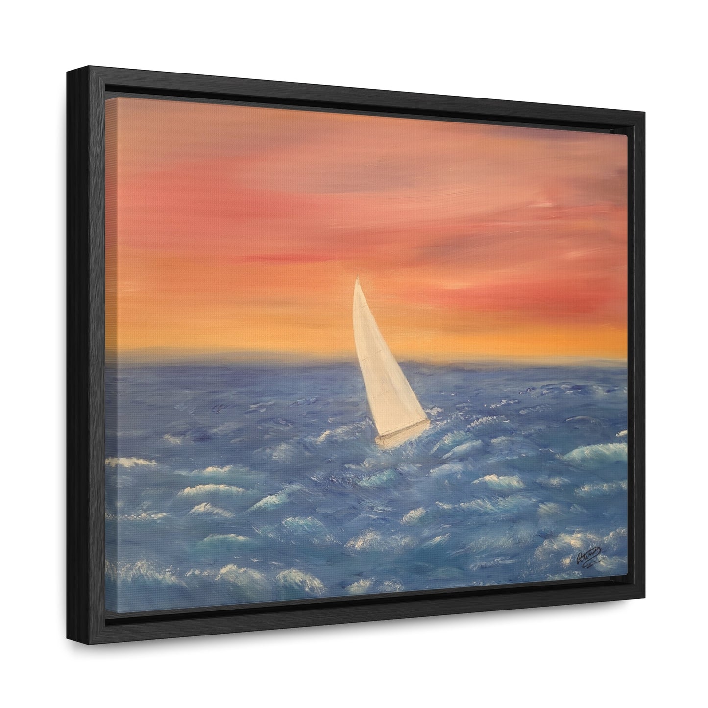 Sailing The Open Sea  - Gallery Canvas Wraps, Horizontal Frame