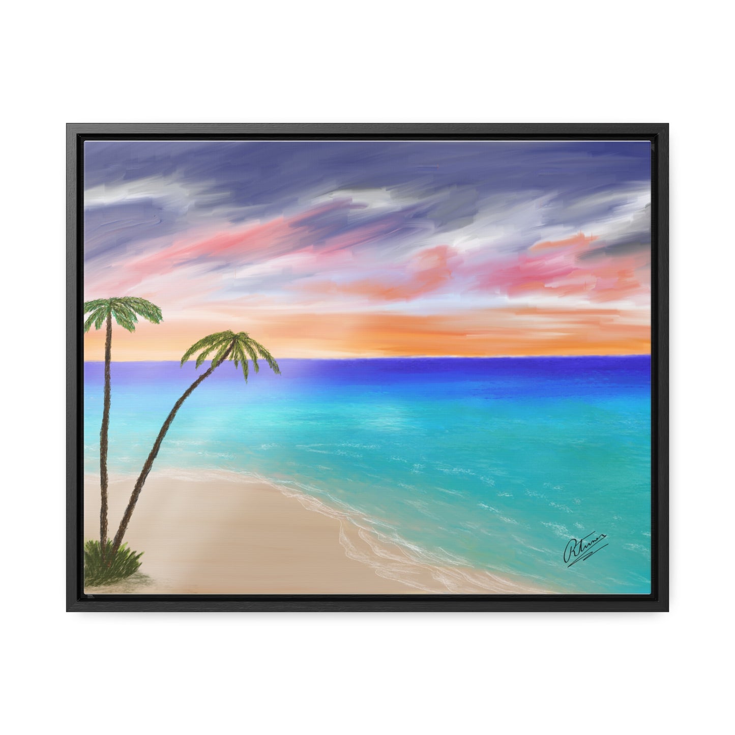 Tropical Haven - Gallery Canvas Wraps, Horizontal Frame