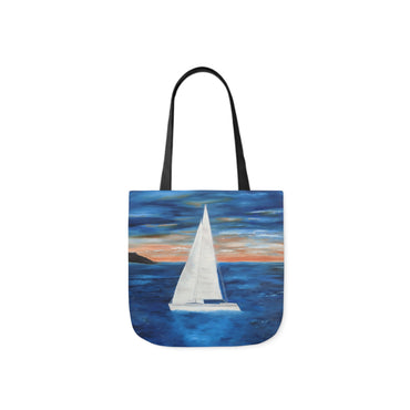 Canvas Tote Bag, Sunset Sail