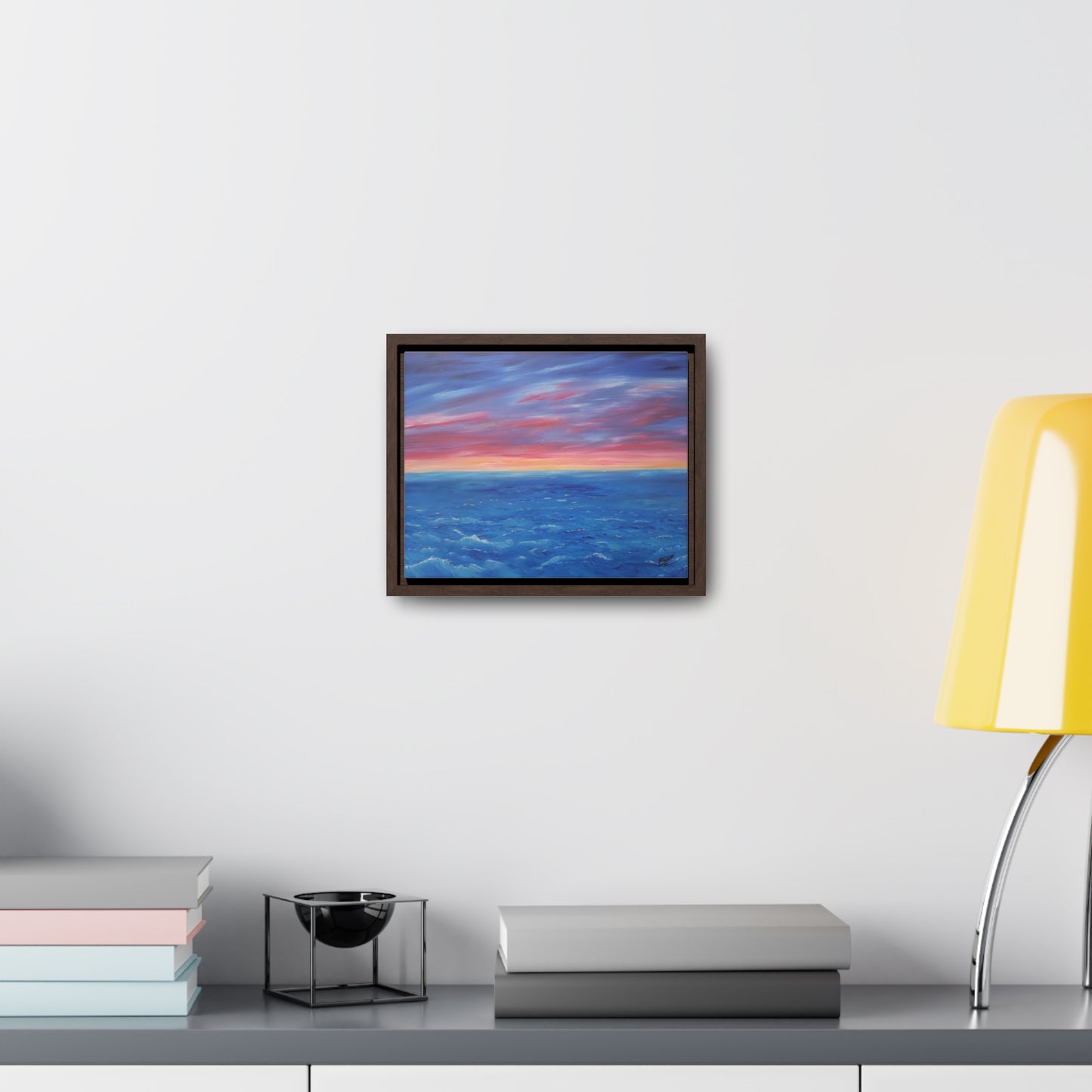 High Seas Sunset - Gallery Canvas Wraps, Horizontal Frame